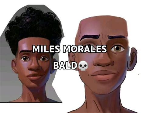 bald miles morales|Miles Morales 